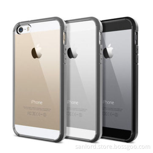 2-in-1 Cases for iPhone, Made of TPU Frame + Acrylic Back Cover